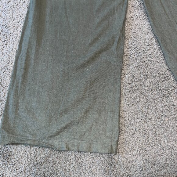 SPLENDID Angie Coastal Linen Blend Wide Leg Pull On Pants -Size L - Picture 9 of 14
